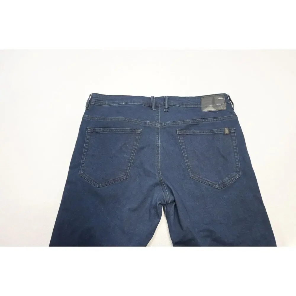 Buffalo David Bitton Adma Buckle Slim Stretch Denim Jeans Mens‎ Size 36 x 30